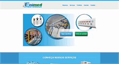Desktop Screenshot of enimed.com.br